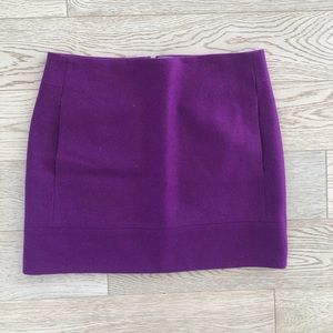 J.Crew Wool Mini Skirt